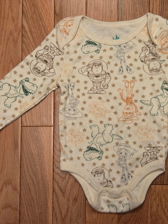 Disney Other - 5/$20 Disney Baby 3-6M Toy Story Long-Sleeve Baby Bodysuit - Character Print